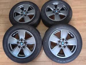 Jante 16 BMW seria 1 F40 seria 2 F44 cu senzori și anvelope vară, originale — miniatura 9