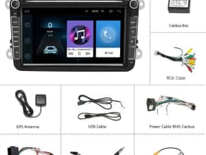 PROMO - Navigatie Android 15 Golf 5 Golf 6 Passat B6 / B7  Tiguan Polo — miniatura 4