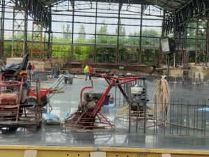Beton Elicopterizat cu cuart, turnare ciment finisat cu Elicopter si quarț — miniatura 5