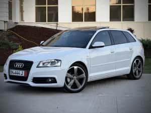Audi A3 1.4 Tfsi Euro 5 S line Alb Perlat Panoramic — miniatura 3