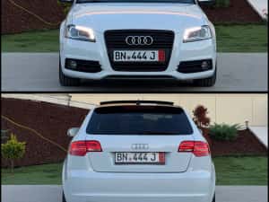 Audi A3 1.4 Tfsi Euro 5 S line Alb Perlat Panoramic — miniatura 4