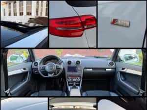 Audi A3 1.4 Tfsi Euro 5 S line Alb Perlat Panoramic — miniatura 7