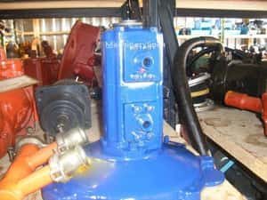 Pompă hidraulică Albastră utilaje de constructii — miniatura 3