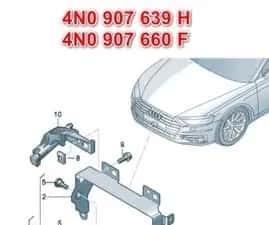 Vand Laser/Lidar/Radar Audi A6/A7 C8- A8 D5 OE NOU 4N0907660F — miniatura 7