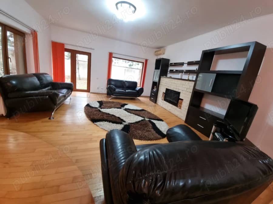 Vilă individuală de închiriat | 5 camere + dining | Garaj | Curte 350 mp | Zona Șoseaua Olteni — fotografie 1 din 6