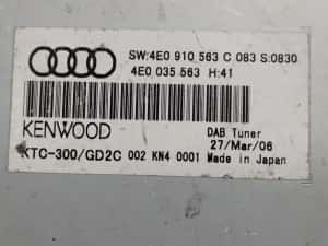 modul mmi audi a8 (2002-2009) [4e] d3 3.0 motorina 2008 — miniatura 2