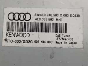modul mmi audi a8 (2002-2009) [4e] d3 3.0 motorina 2008 — miniatura 4
