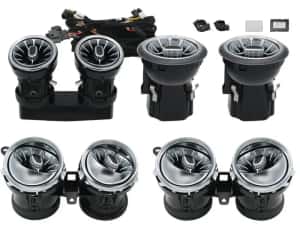 Set Grile Ventilație, Tweetere 4D si Capace Boxe Mercedes E-Class W213 — miniatura 3