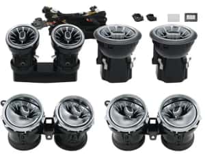 Set Grile Ventilație, Tweetere 4D si Capace Boxe Mercedes E-Class W213 — miniatura 9