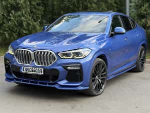 BMW X6 2021 3.0d 265cp M-Packet/IconicGlow/PerneAer/Laser/Masaj/Panorama/Ventilatie/360"/Svarovsky/22" — miniatura 10