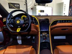 Ferrari Roma 2023, 19.500 km, roșu — miniatura 2