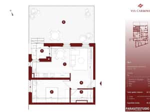 Apartament 2 camere, 52 mp - Via Carmina Domus S4 — miniatura 3
