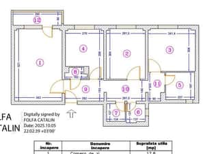 3 camere decomandate /centrala / mobilat / utilat / 2 bai / parcare / — miniatura 3