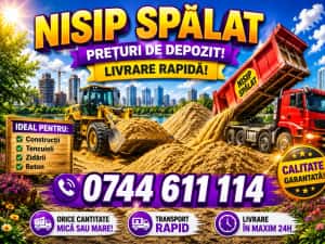 Nisip iasi, nisip spalat, nisip sapa, nisip tencuit — miniatura 3