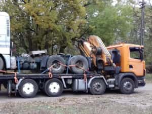 Transport Utilaje si Echipamente. Camion cu Macara de inchiriat 16t. — miniatura 6
