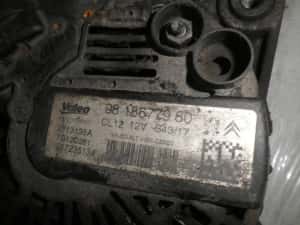 Alternator Citroen C3, Peugeot 2008, 1.2 Benzina 9818677980 — miniatura 3