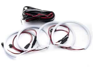 Kit inele Angel Eyes LED COTTON pentru BMW E46 far cu lupa sau fara