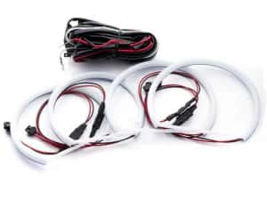 Kit inele Angel Eyes LED COTTON pentru BMW E46 far cu lupa sau fara — miniatura 9