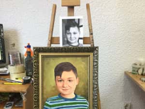 Portrete pictate manual la comanda,caricaturi,peizaje — miniatura 3