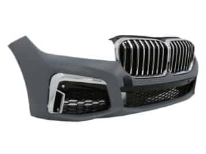 In stoc ! Pachet Complet cu faruri Laser compatibil cu BMW Seria 7 G12 (2015-2019) Conversie G12 LCI 2020 Look M760 Shadow Line Black edition — miniatura 7