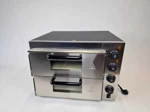Cuptor Electric Dublu pentru Pizza 40 x 40 cm Otel Inoxidabil — miniatura 1