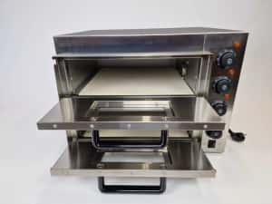 Cuptor Electric Dublu pentru Pizza 40 x 40 cm Otel Inoxidabil — miniatura 3