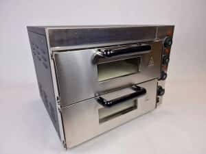 Cuptor Electric Dublu pentru Pizza 40 x 40 cm Otel Inoxidabil — miniatura 8