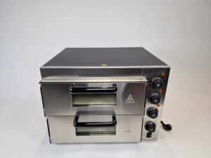 Cuptor Electric Dublu pentru Pizza 40 x 40 cm Otel Inoxidabil — miniatura 10