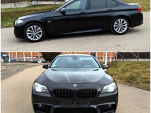 BMW 520d, Head-Up, Lane Assist, Piele, Camera, BiXenon Evacuari duble — miniatura 6