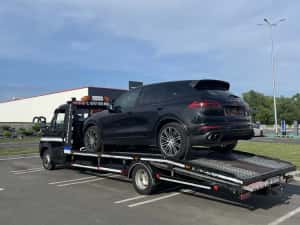 Tractari Auto Sibiu Asistenta Rutiera Transport Utilaje Platforma A1 — miniatura 1