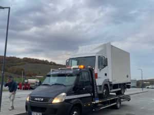 Tractari Auto Sibiu Asistenta Rutiera Transport Utilaje Platforma A1 — miniatura 5