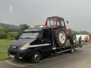 Tractari Auto Sibiu Asistenta Rutiera Transport Utilaje Platforma A1 — miniatura 6
