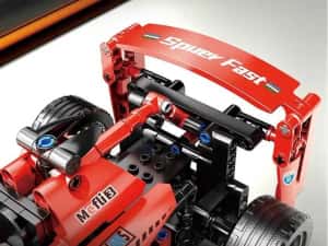Joc constructii tip Lego technic  F1 Ferrari 455 piese TOYLINX — miniatura 5