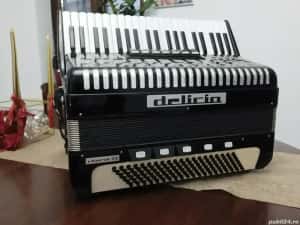 Acordeon Delicia Choral 23 120 Bași, 7 Registre + 5 Registre la bași ,In 4 Scaune — miniatura 1