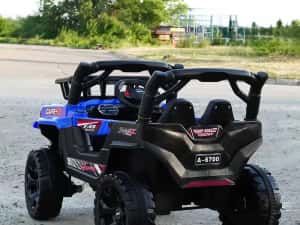 Masinuta electrica 4x4, 2-4 ani,CAPE-X, 100W,12V, scaun tapitat NOU — miniatura 5