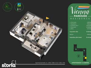 Apartament decomandat cu 2 camere si balcon - Comision 0%, Sector 4 — miniatura 6