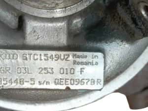 Turbo Turbina Turbosuflanta FARA Actuator Seat Altea 2.0 TDI CFGB CFGC 2011 - 2013 Cod 03L253010F [MX0248] — miniatura 6