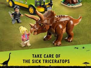 NOU TIP Le Go Set Dinozaur Jurassic Triceratops 76959 — miniatura 2