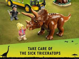 NOU TIP Le Go Set Dinozaur Jurassic Triceratops 76959 — miniatura 8