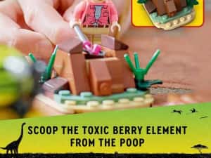 NOU TIP Le Go Set Dinozaur Jurassic Triceratops 76959 — miniatura 10