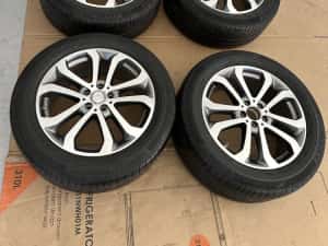 jante mercedes gle ml w166 bicolore ca noi anvelope 255 50 19 — miniatura 4