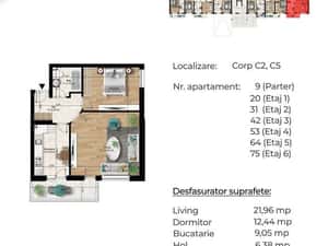 PROMOTIE!! Apartament 2 camere decomandat, Metrou Berceni 5-7min — miniatura 6