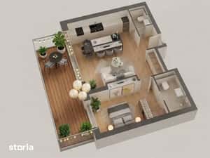 Apartament luminos cu terasă de 18,5 mp, KronenPark Pipera — miniatura 5