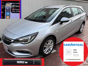 +140CP! Astra K Facelift 05/2017, navigație MARE 9” WIRELESS CarPlay + cameră, LED + Xenon, istoric CarVertical, carte RAR emisă, revizie efectuata