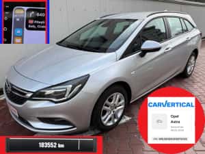 +140CP! Astra K Facelift 05/2017, navigație MARE 9” WIRELESS CarPlay + cameră, LED + Xenon, istoric CarVertical, carte RAR emisă, revizie efectuata — miniatura 9