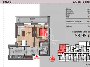 Apartament 2 camere decomandat Postalionului. — miniatura 4