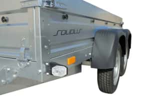 Remorca Profesioanala Noua 750 kg 2 Axe Faro Solidus Plus 236x125x35cm — miniatura 5