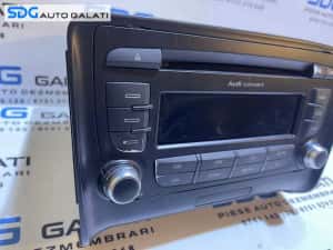 Radio CD Player Audi Concert Fara Safe Code Audi TT MK 2 8J 2006 - 2014 Cod 8J0035186J — miniatura 4