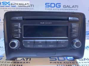 Radio CD Player Audi Concert Fara Safe Code Audi TT MK 2 8J 2006 - 2014 Cod 8J0035186J — miniatura 8