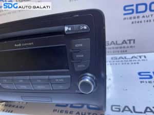 Radio CD Player Audi Concert Fara Safe Code Audi TT MK 2 8J 2006 - 2014 Cod 8J0035186J — miniatura 9